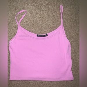 brandy melville hot pink crop tank OS